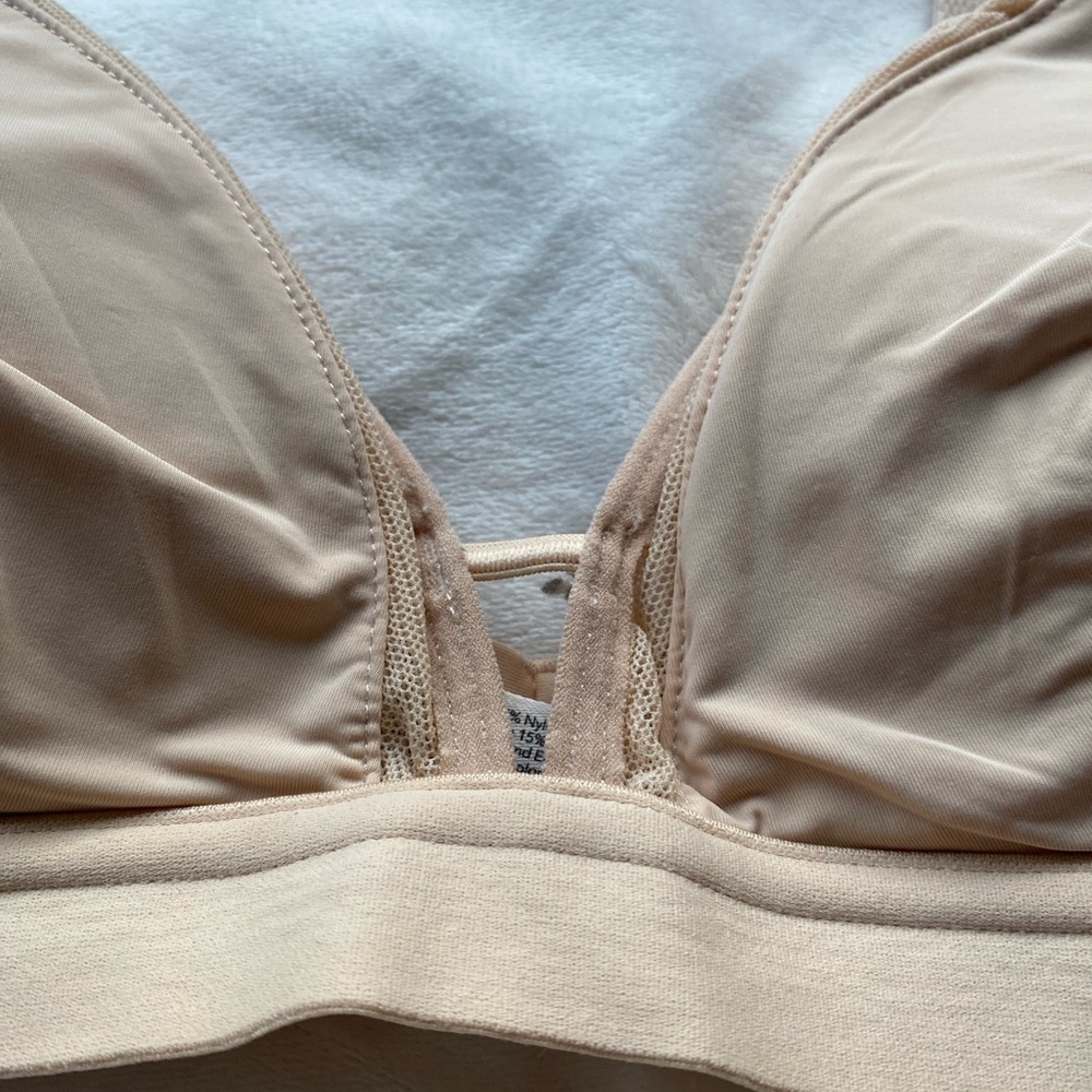 Lively Tan Wireless Bralette with Adjustable Straps - Picture 2 of 10